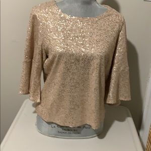 Anthropologie reath & wren sequin top small